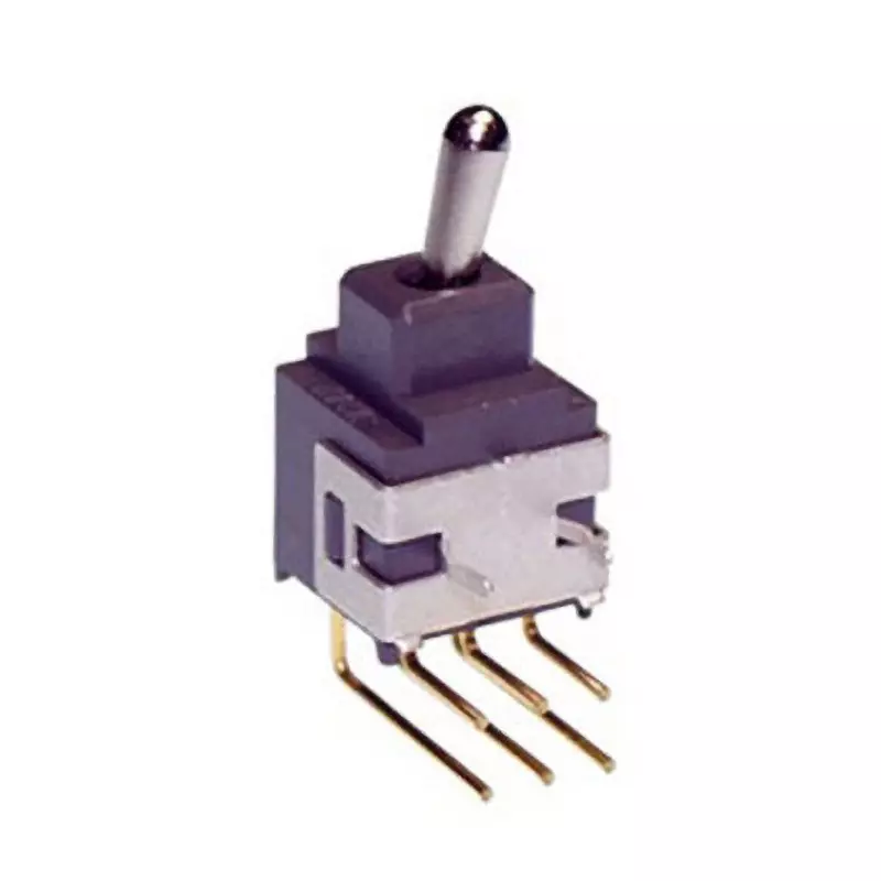 NKK SWITCHES A Series Non-Illuminated Toggle Switch 2 Pole Short Lever, A-25JH