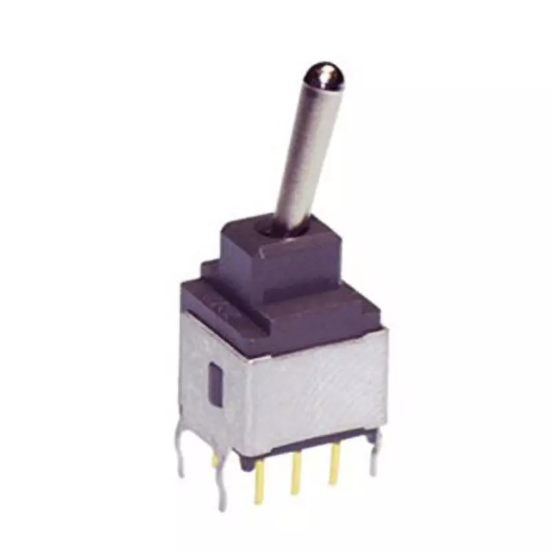 NKK SWITCHES A Series Non-Illuminated Toggle Switch 1 Pole Basic Lever, A-27AB