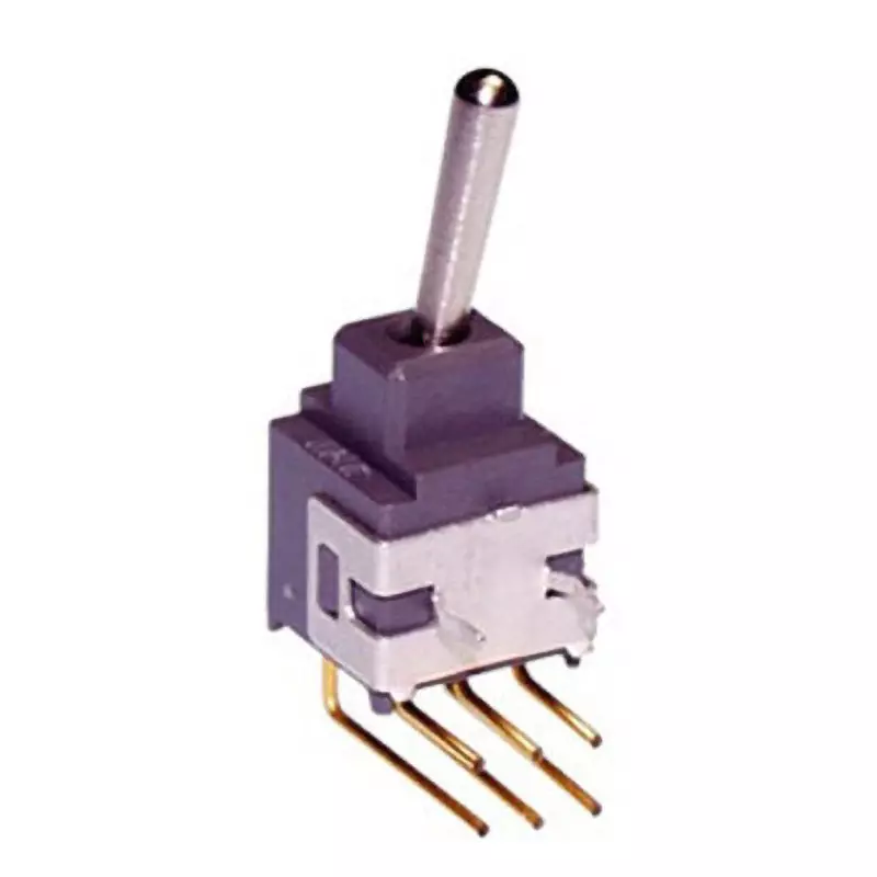 NKK SWITCHES A Series Non-Illuminated Toggle Switch 1 Pole Basic Lever, A-27AH