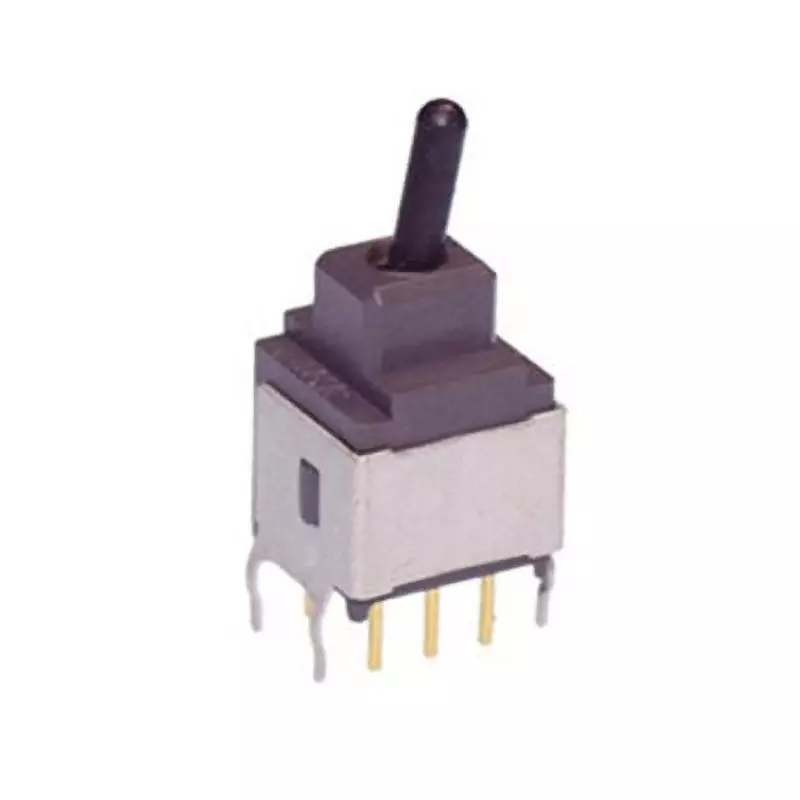 NKK SWITCHES A Series Non-Illuminated Toggle Switch 2 Pole Short Plastic Lever, A-29J2B