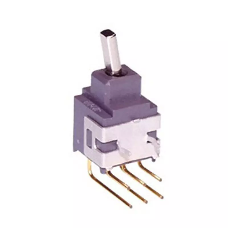 NKK SWITCHES A Series Non-Illuminated Toggle Switch 2 Pole Short Flat Lever, A-2SHH