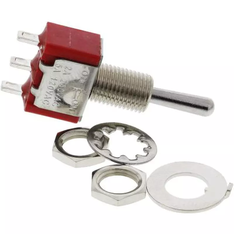 RS PRO Toggle Switch Copper Alloy Contact Material SPDT, 394-465
