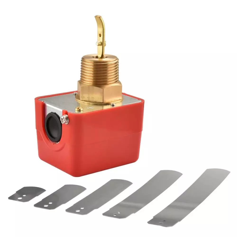 Japsin Instrumentation Water Flow Switch 10 Kg/cm² 1 Inch (2.54 cm) NPT (M) Multicolor for Industrial Use