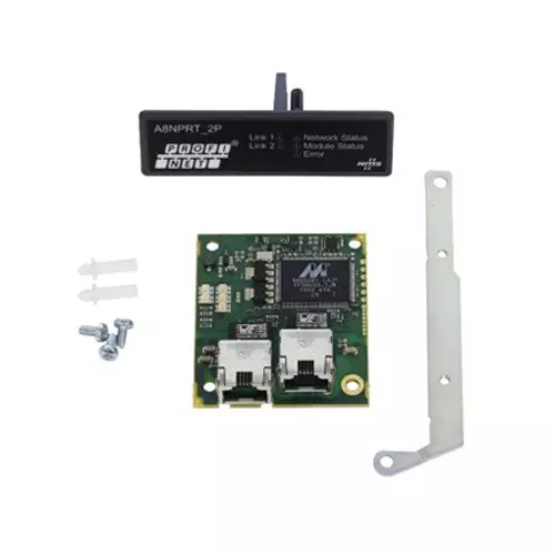 Mitsubishi Electric FR-A/F800 Series Profinet 2 Port Interface with Plug-In Design Suitable For FR-A/F800 Inverters with Drive Profile, FR-A8NPRT_2P