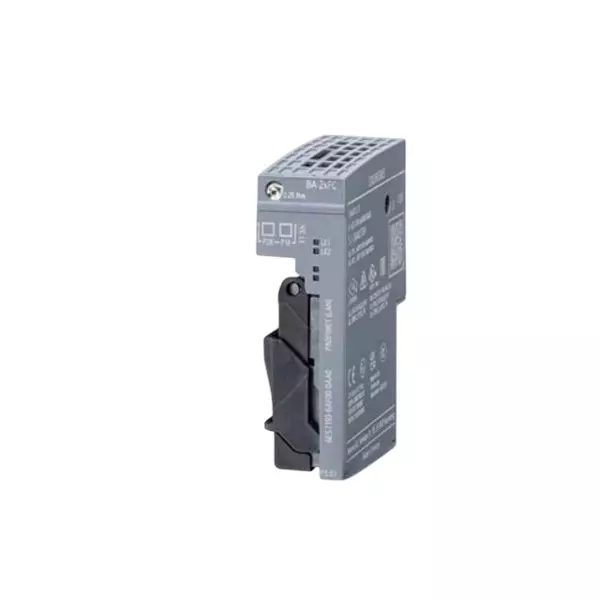 Siemens ET 200SP Series Bus Adapter BA 2xFC with 59 mm Depth and 69.5 mm Height, 6ES71936AF000AA0