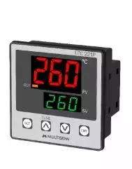 Multispan Double Display Universal input PID Controller single relay (3+3 Digit) TC-221P 72 X 72 mm