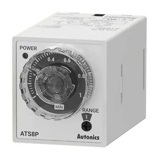 Autonics Compact Power-Off Delay Analog Timer 24 VAC/DC(NEW), ATS8P-2M