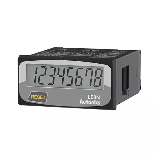 Autonics Compact 8-Digit LCD Digital Timers 3 VDC(N), LE8N-BV