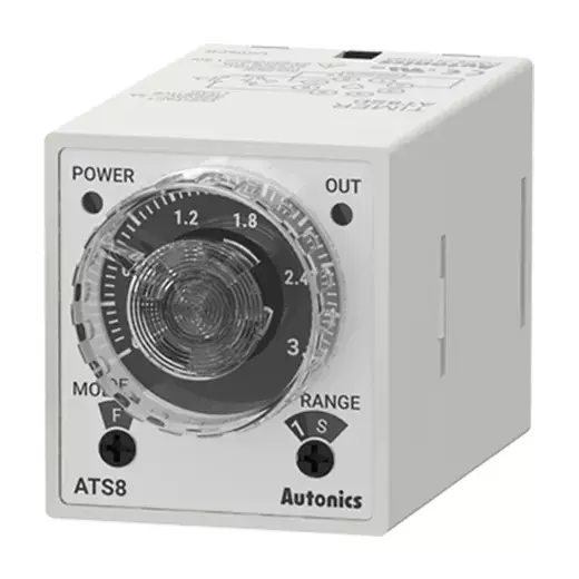 Autonics Compact Multi-Function Analog Timer 100-240 VAC, ATS8-43