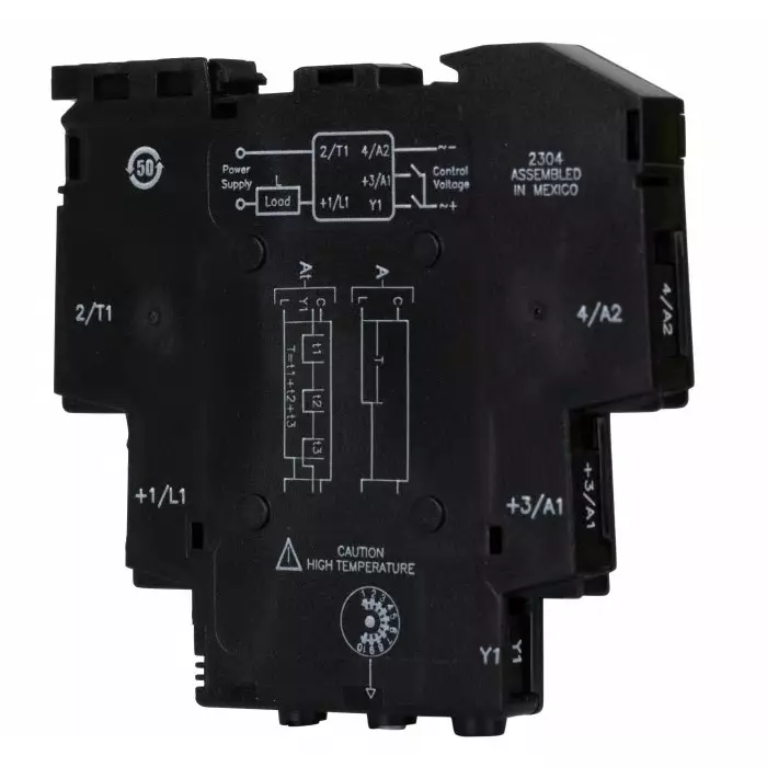 SENSATA/CRYDOM Timer Relay SeriesOne DR Series DIN Rail Mount 12-24V AC/DC 2-Contact 0.1 s-100h, DRTA06D06