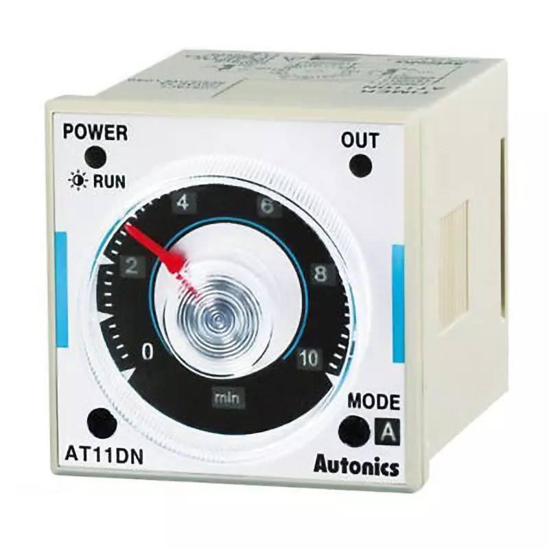 Autonics Analog Timer Bracket Included Components 24 AC to, 24 DC Power Supply Voltage (V) -10 to 55°C, Stora, AT11DN-2