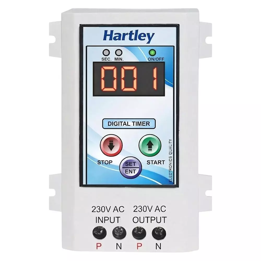 Hartley Cyclic Timer Digital for Fogger 230 V Operating Voltage 3-digit Seven Segment Display