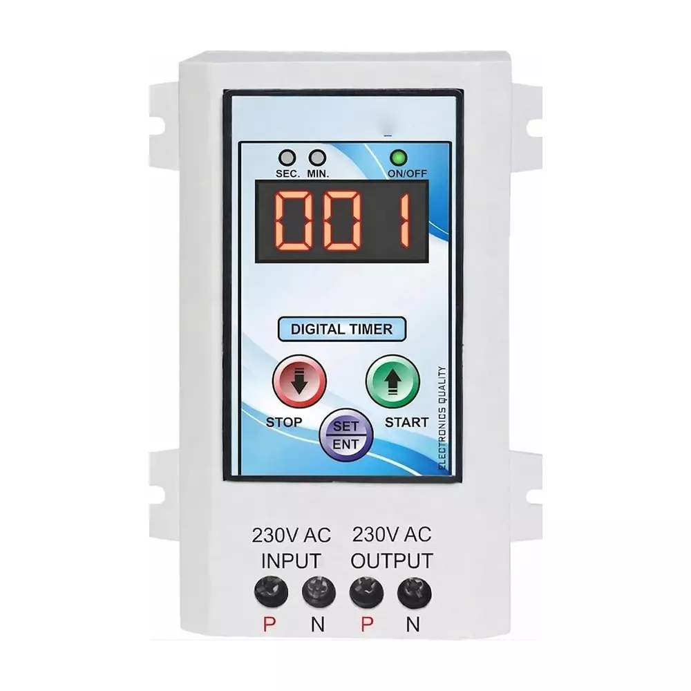 Nutronics Cyclic Timer Digital for Fogger 230 V Operating Voltage 3-digit Seven Segment Display