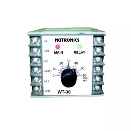 Nutronics Wall Mounting Blind Timer 9.9s-99 min Thumb Wheel 230V AC, WT-30