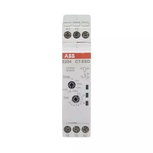 ABB Multi Function Digital Timer Screw 24 to 240 V AC, 24 to 48 V DC SPDT, 1SVR500150R0000