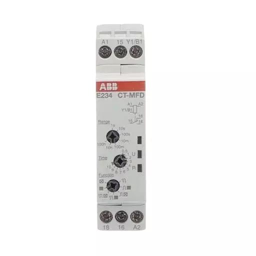 ABB Multi Function Digital Timer Screw 24 to 240 V AC, 24 to 48 V DC SPDT, 1SVR500020R0000