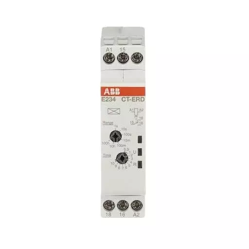 ABB Multi Function Digital Timer Screw 24 to 240 V AC, 24 to 48 V DC SPDT, CT-ERD.12