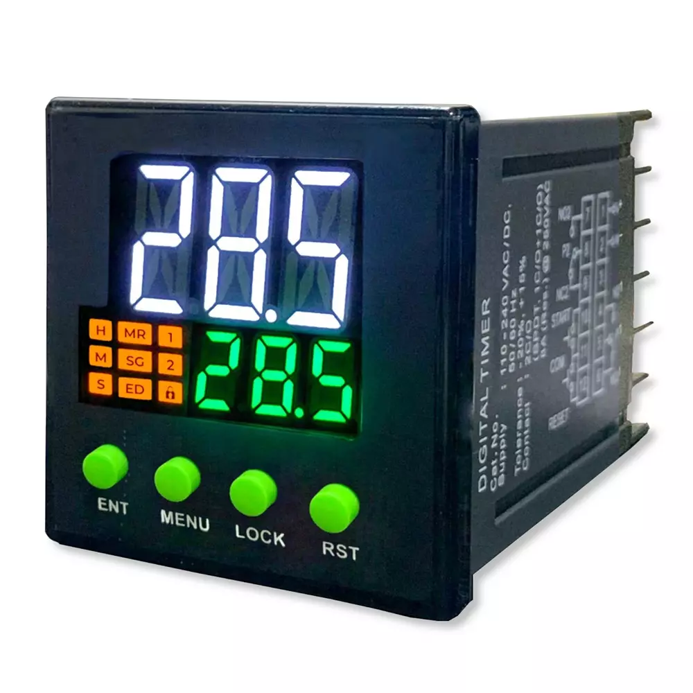 MULTICOMP PRO Digital Timer 240 V Supply Voltage Max 0.1 s Time Min 999, MP008386