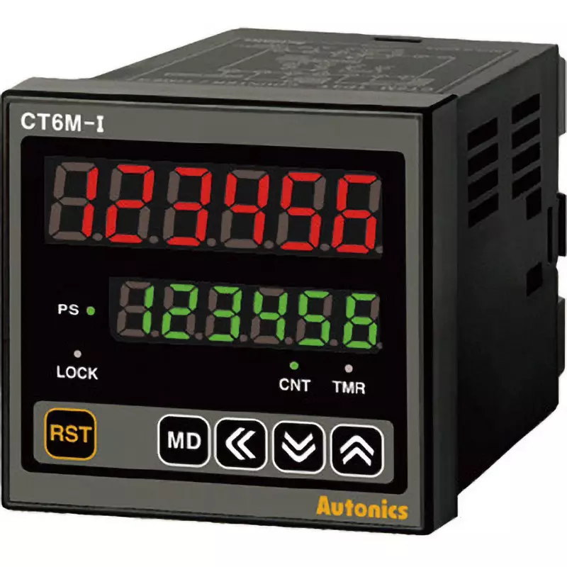 Autonics Counter / Timer CE cURus Various certifications Prescale value setting range, 6-digit model: 0.00001 t, CT6M-I2