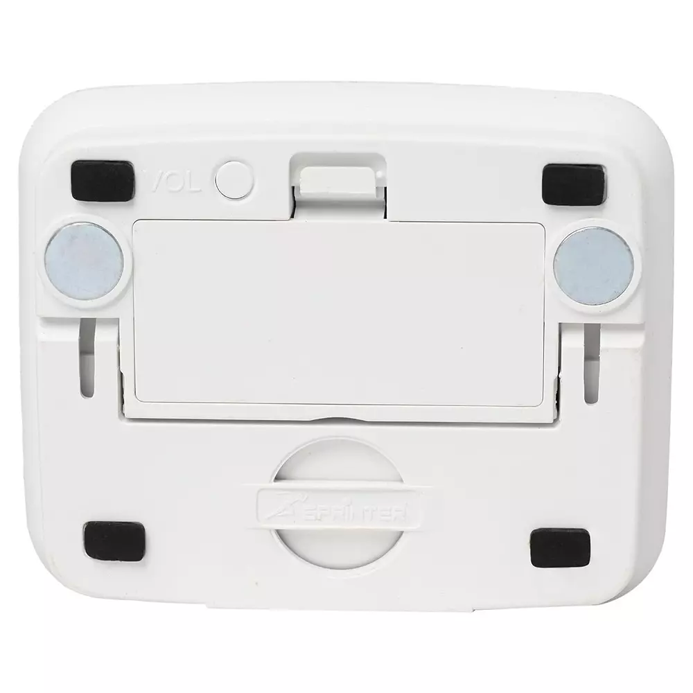 SPRINTER Boombeeper Digital Timer with Extra Loud Sound, Led Light and 4 Level Settings With 2 AAA Battery White, DT-111