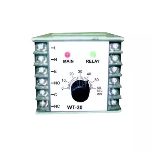 Hartley Wall Mounting Blind Timer 9.9 s - 99 min Thumb Wheel 230 V AC, WT-30