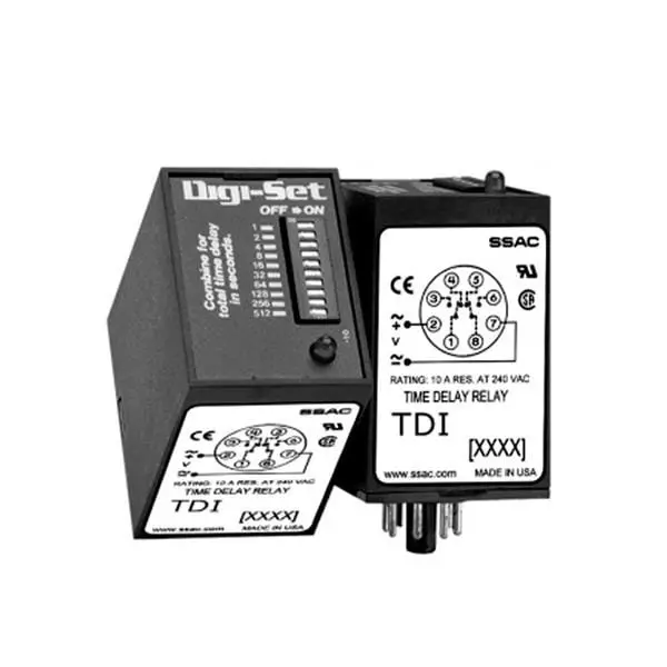 Littelfuse Multi Function Digital Timer Plug-In 2 Form C (DPDT-NO, NC), TDIL24DL