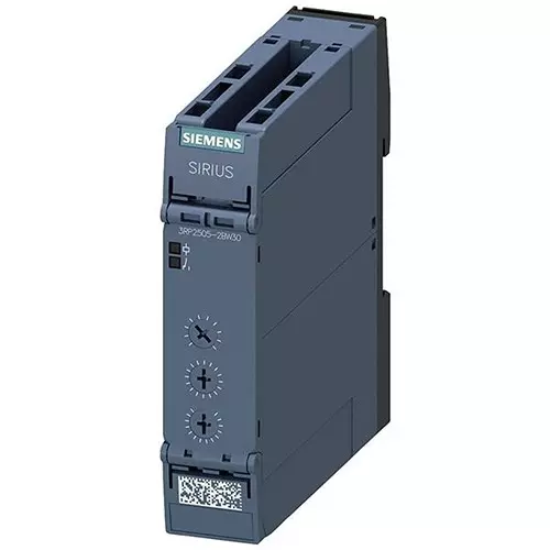 Siemens Multi Function Digital Timer Spring 12 to 240 V AC, 12 to 240 V DC 2 CO, 3RP25052BW30