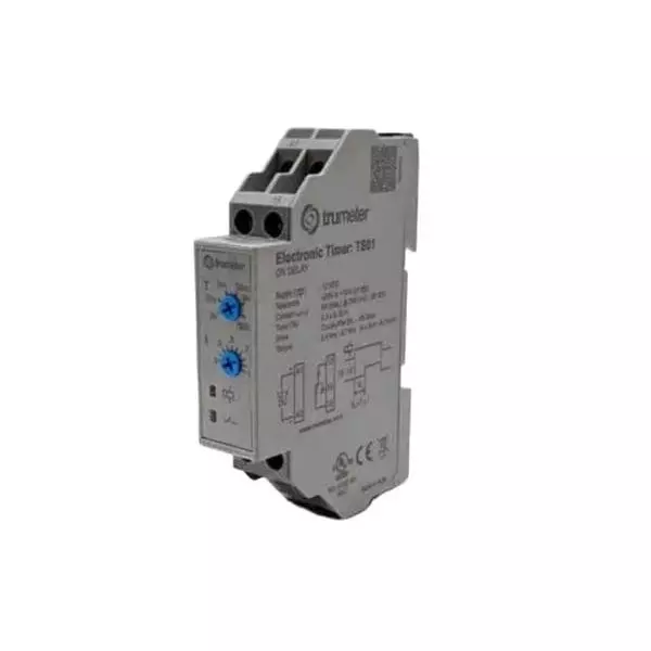 TRUMETER Multi Function Digital Timer Screw 240 V AC SPST (1 Form A), SPST (1 Form A), TS06