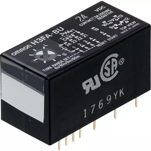 Omron Dip Timer 100 mohm or more (with DC500 V mega), H3FA-BU-DC24