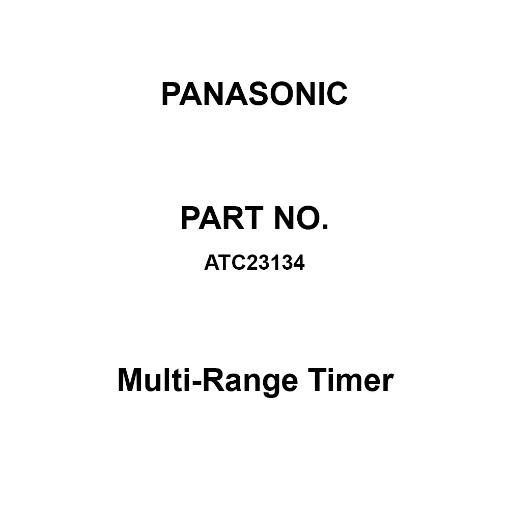 Panasonic Multi-Range Timer DC 48-125 V Operating Voltage, ATC23134
