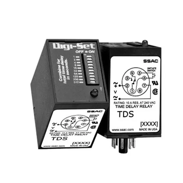 Littelfuse Multi Function Digital Timer Plug-In 120 V AC 1 Form C (SPDT-NO, NC), TDS120AL