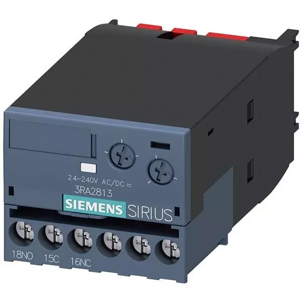 Siemens Multi Function Digital Timer Screw 240 V AC, 240 V DC 1 CO, 3RA28131AW10