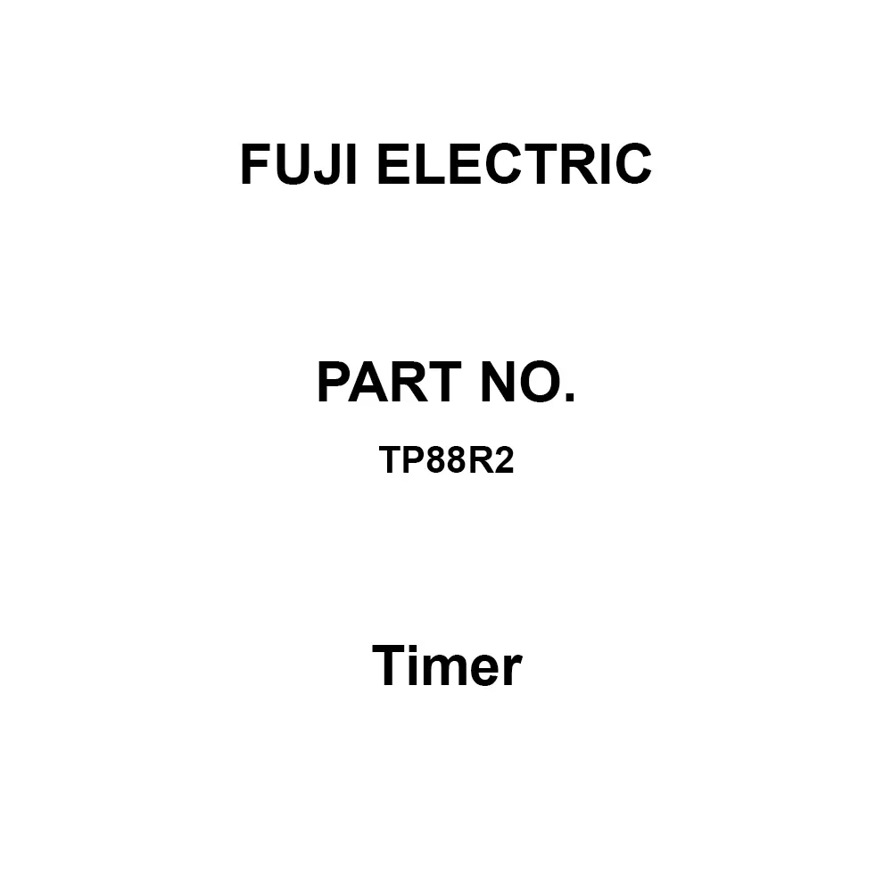 Fuji Electric Timer Surface Mount Type, TP88R2