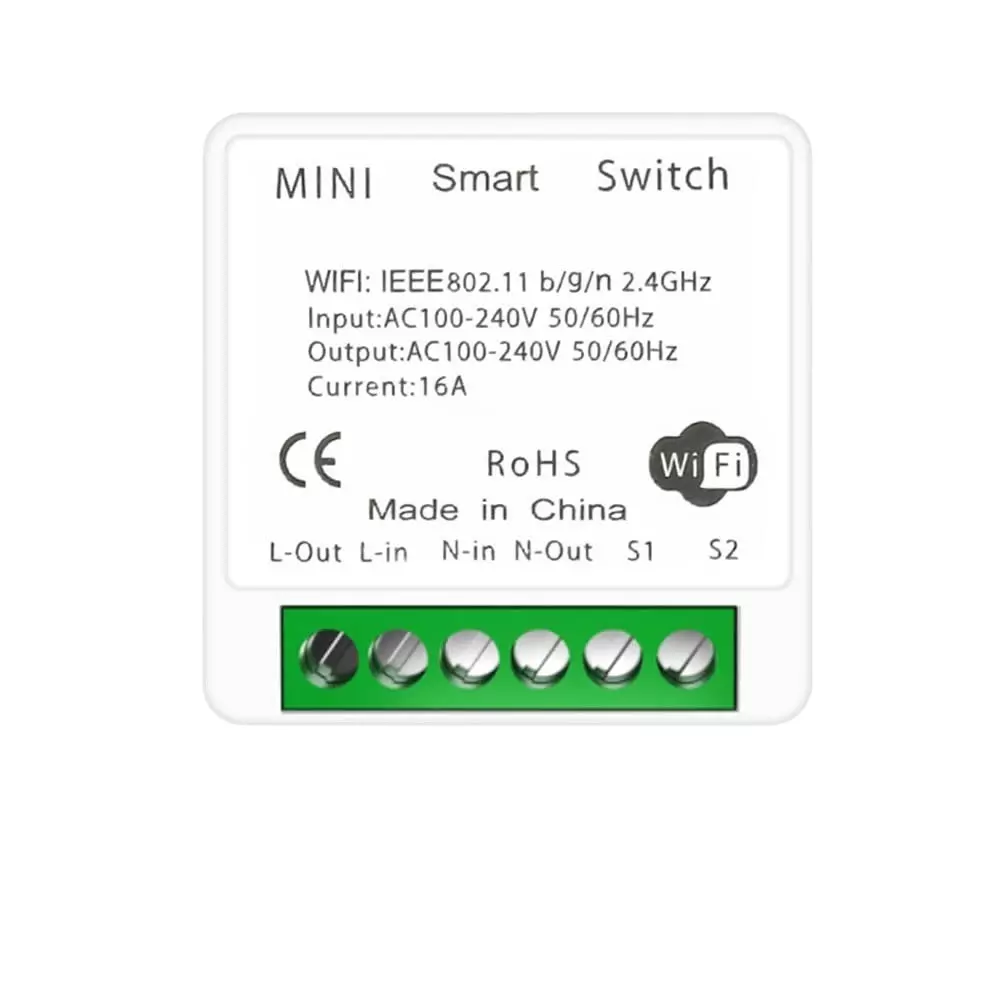 amiciSmart WiFi Smart Timer Switch 230 V AC 16 Amp