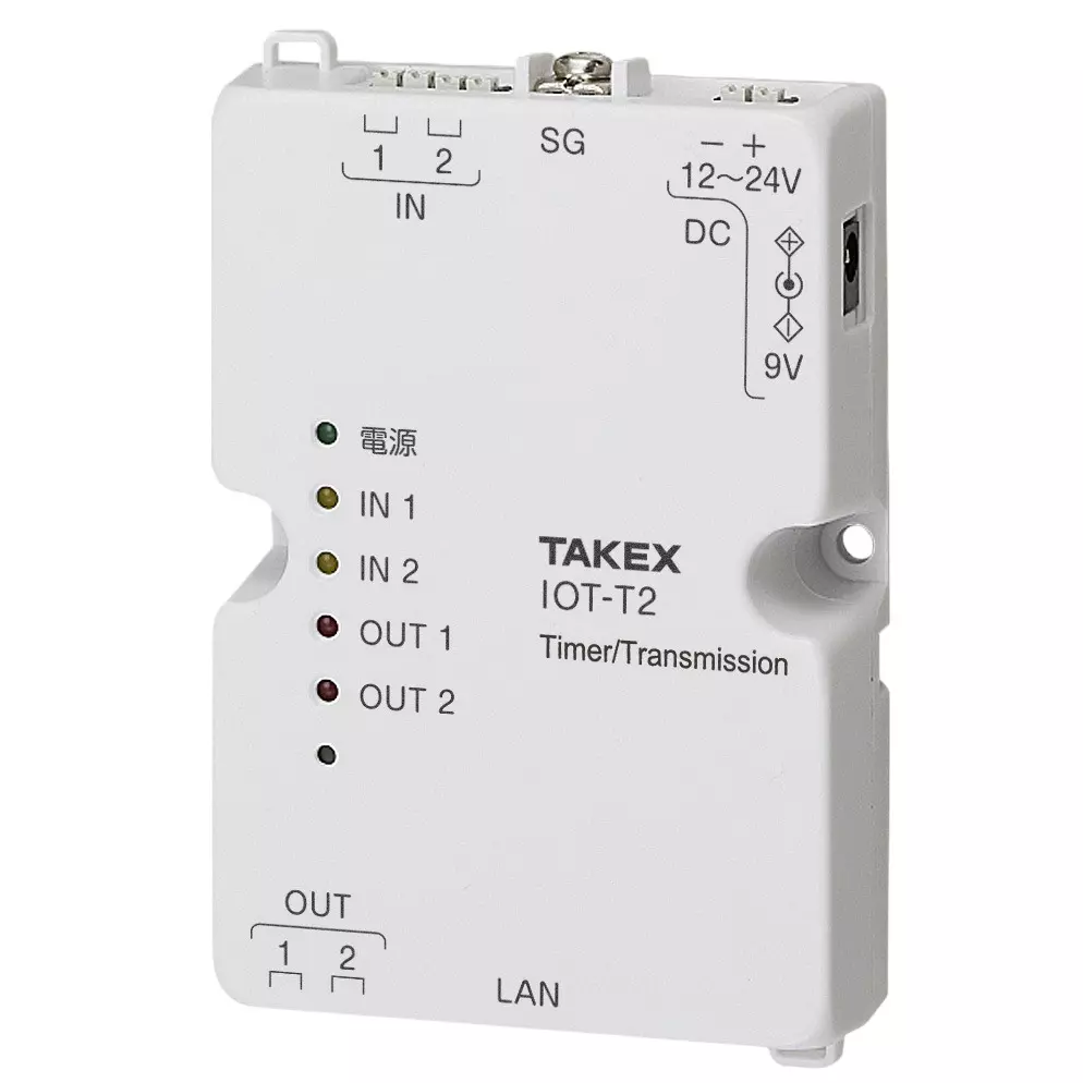 TAKEX IOT Timer Unit 70 x Outer Dimensions, IOT-T2