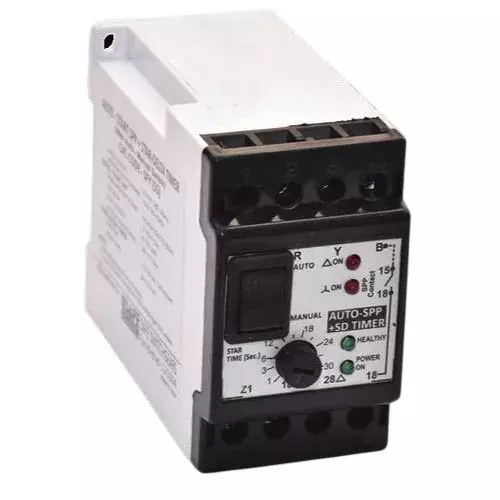 PowerGrip Preventers + Star Delta Timer 220 to 456V AC Auto-Reset 1 Phase 5 VA, PG-SFY