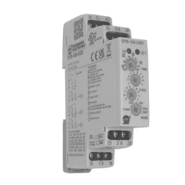 ATC Diversified Electronics Multi Function Digital Timer Screw 12 V to 240 V SPDT, DTB-100-USD