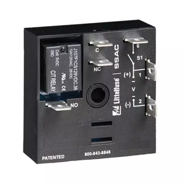 Littelfuse Multi Function Digital Timer SMD/SMT 12 V DC 1 Form C (SPDT-NO, NC), KRDB112.5S