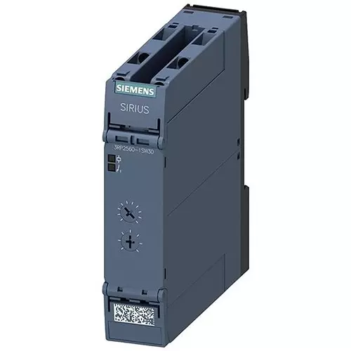 Siemens Multi Function Digital Timer Screw 12 to 240 V AC, 12 to 240 V DC 3 NO, 3RP25601SW30