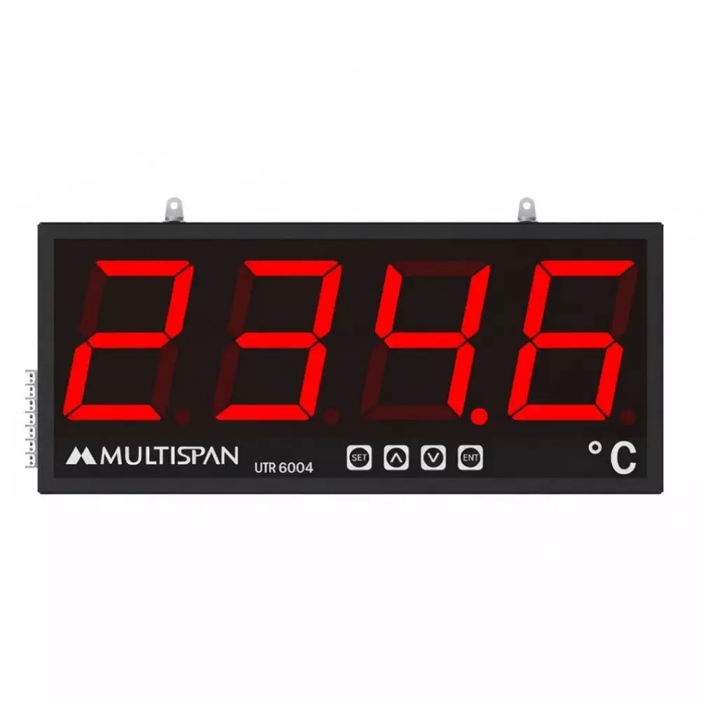 MULTISPAN Jumbo Display Programmable Timer 1 Relay 2 C/0 Output 160x380x55 mm Single Side, UTR-6004