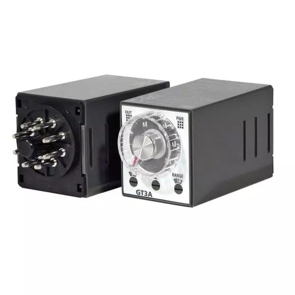 IDEC Multi Function Digital Timer 8 Pin Octal Plug 24 V AC, 24 V DC DPDT, GT3A-3AD24