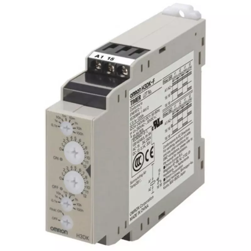 Omron Solid State Timer IP30 DC12 V 0.6 W or less About 110 g, H3DK-FA DC12
