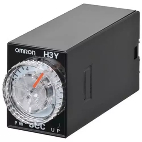 Omron Solid State Timer Fixed Range Plug-in, H3Y-2-B AC100-120 5S