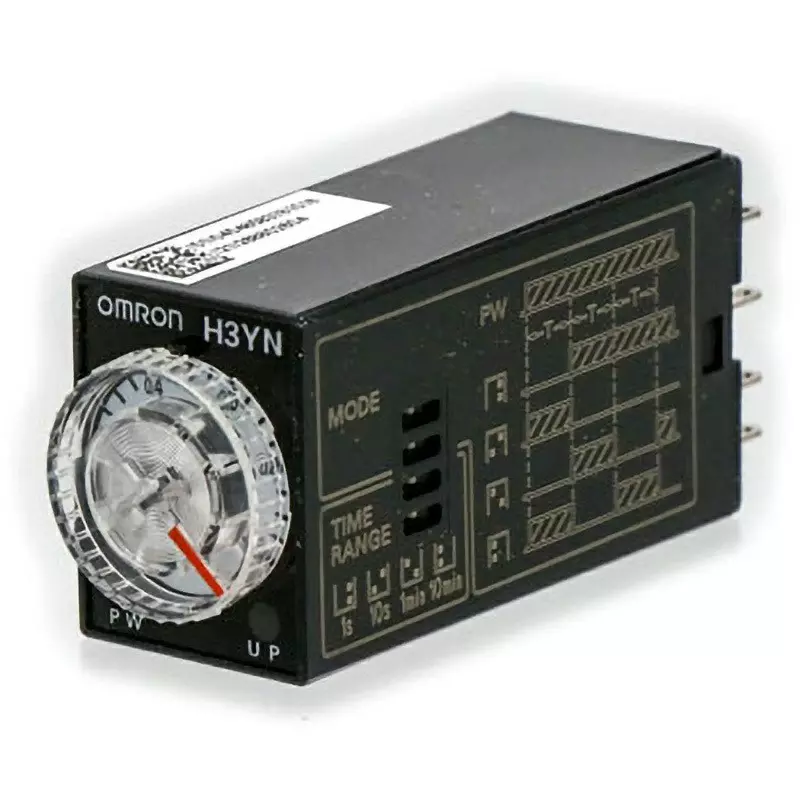Omron Solid State Timer 4-hour Range Multi, H3YN-4-B AC200-230