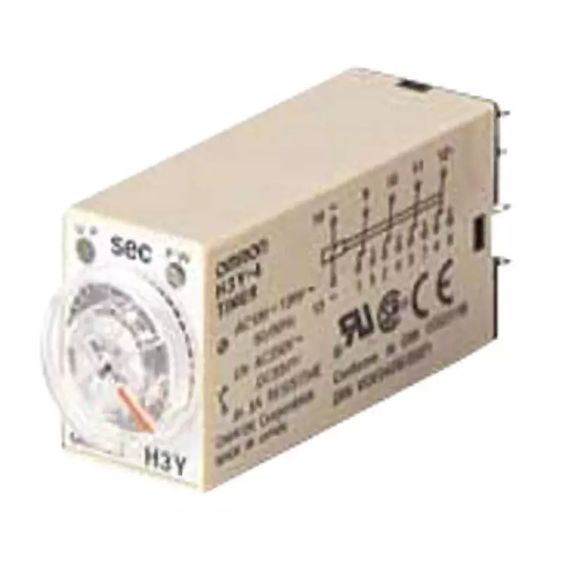Omron Solid State Timer IP40 4c Timed Contacts About 50 g, H3Y-4 AC100-120 1S