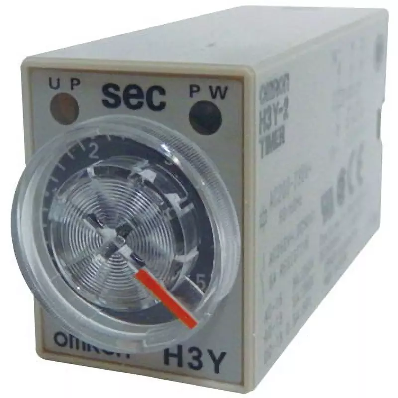 Omron Solid State Timer Fixed Range Plug-in, H3Y-2 AC200-230 5S