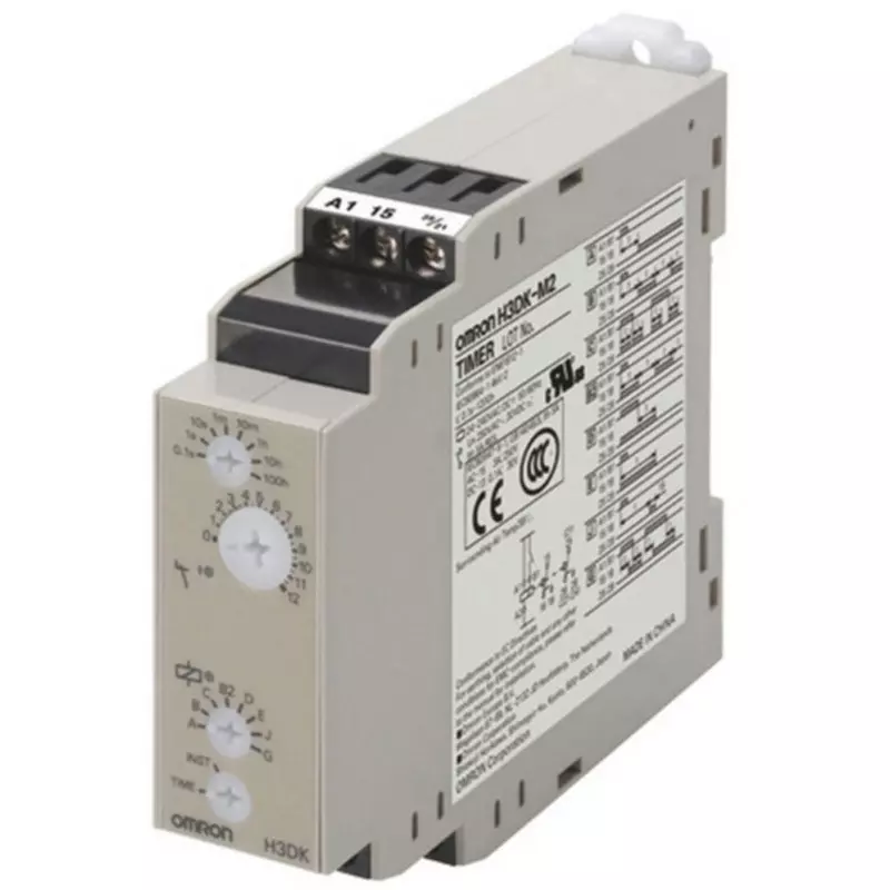Omron Solid State Timer IP30 DC12 V 0.9 W or less About 120 g, H3DK-M2A DC12
