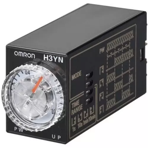 Omron Solid State Timer 4-hour Range Multi, H3YN-41-B AC100-120