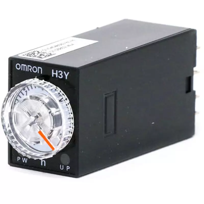 Omron Plug-in Terminal Solid State Timer IP40 4c Timed Contacts, H3Y-4-B AC100-120 3H