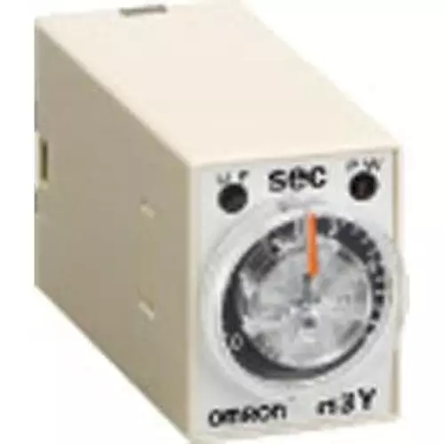 Omron Solid State Timer Fixed Range Plug-in, H3Y-2-B AC200-230 10M
